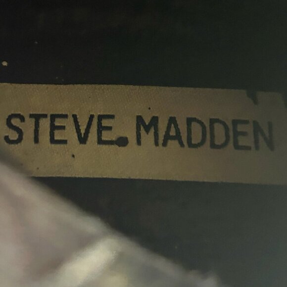 Steve Madden SZ 8.5 Orabela Black Suede Leather Over the Knee Boot Essential - Picture 7 of 7